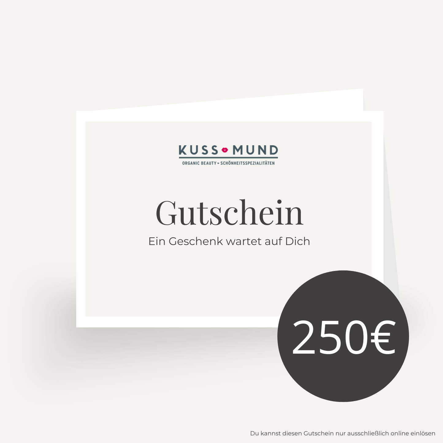 Kussmund -  Gutschein