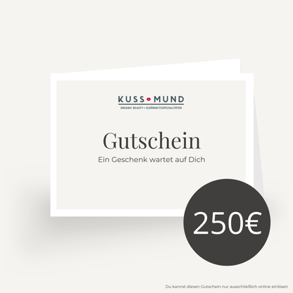 Kussmund -  Gutschein