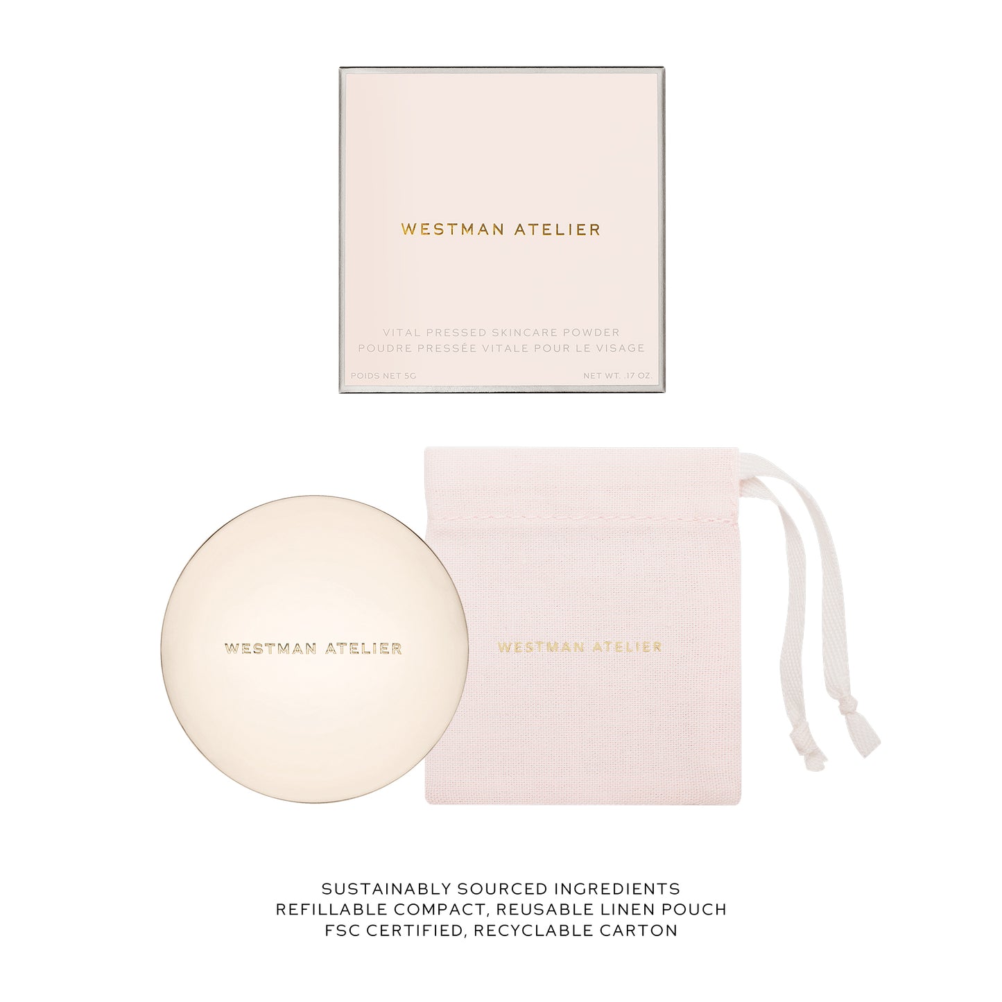 Westman Atelier - Vital Pressed Skincare - Face Powder - Dune