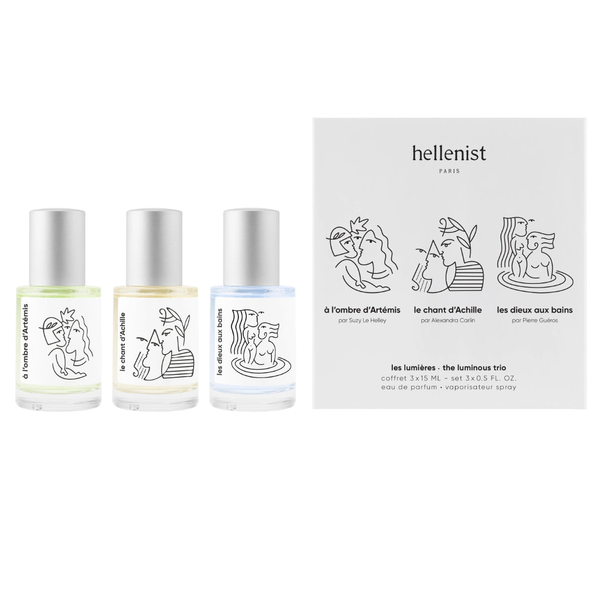 Hellenist Paris - Travel Set - The Luminous Trio