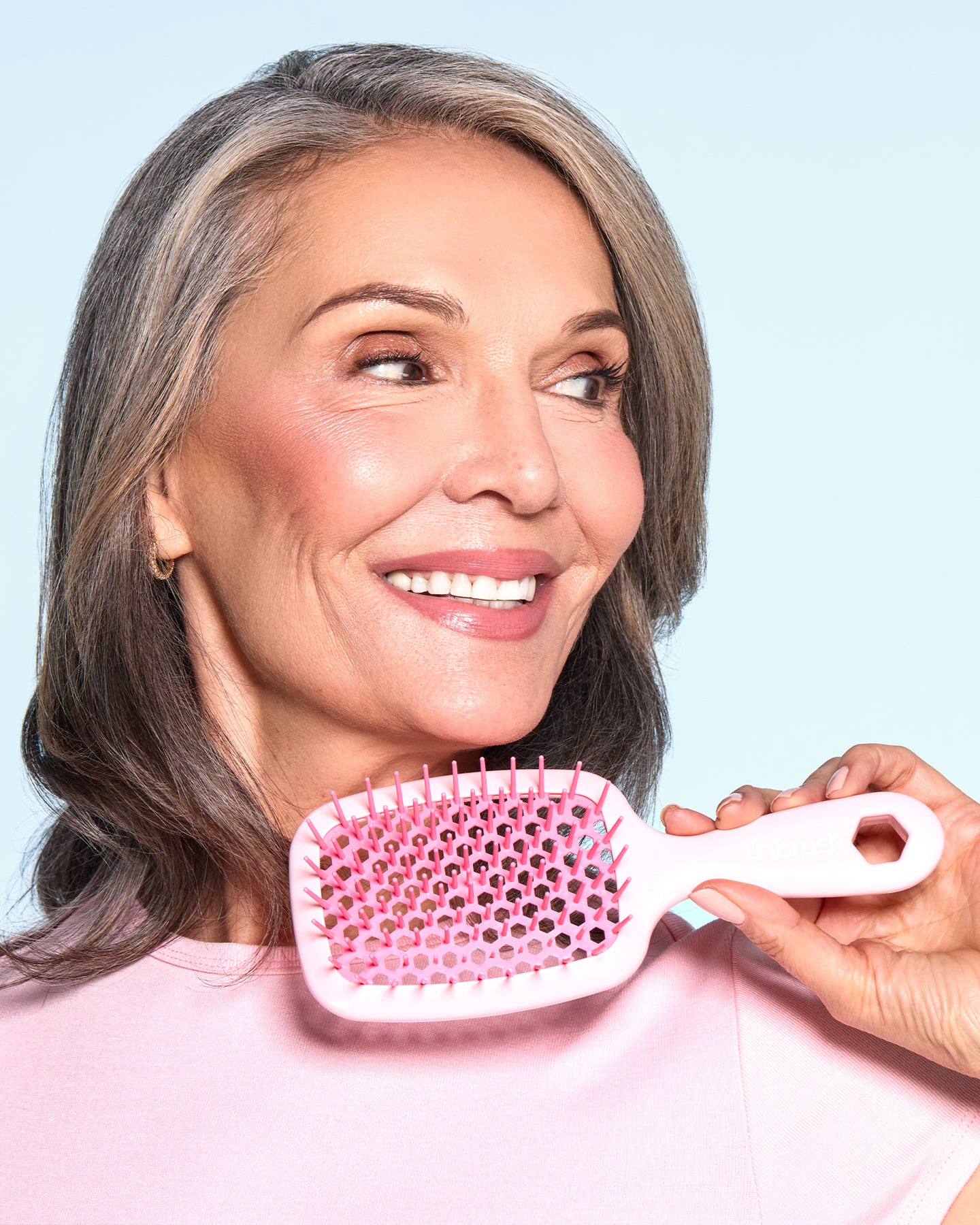 Unbrush - Detangeling Hair Brush - Peony
