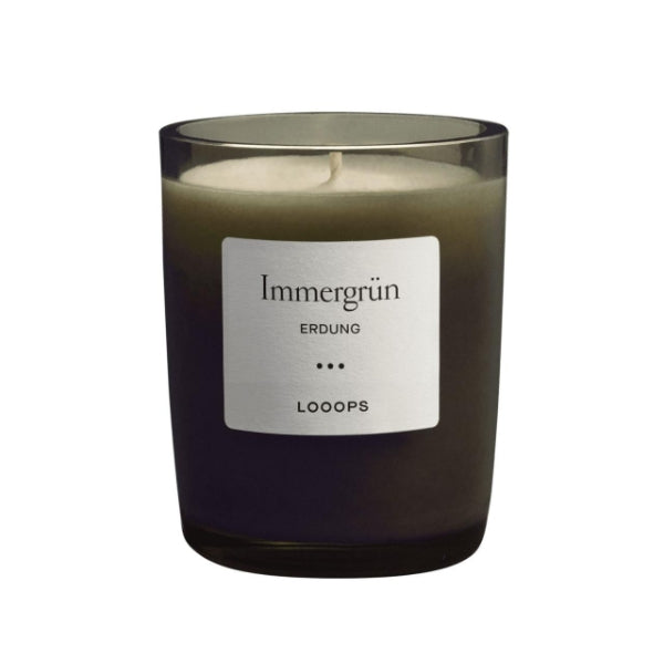 Looops - Immergrün - Duftkerze