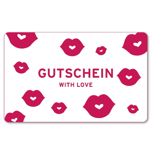 Kussmund - Gutscheinkarte