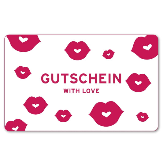 Kussmund - Gutscheinkarte